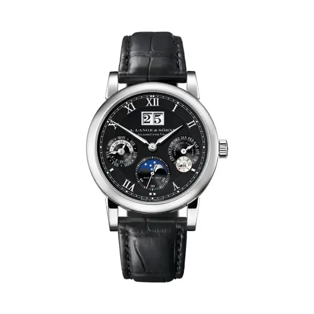 A. Lange & Söhne Saxonia LANGEMATIK PERPETUAL, 18-carat white gold, 38.5 mm