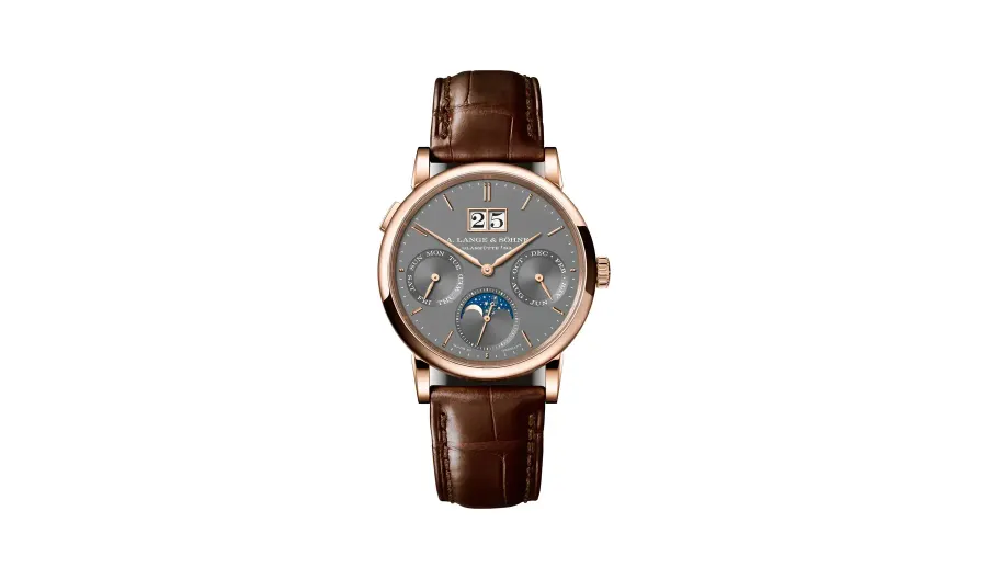 A. Lange & Söhne Saxonia Moon Phase, 18-carat white gold, 40 mm