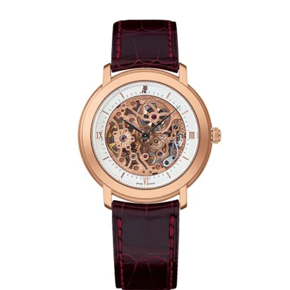 Audemars Piguet Jules Audemars Skeleton Hand-Wound Pink Gold / Silver