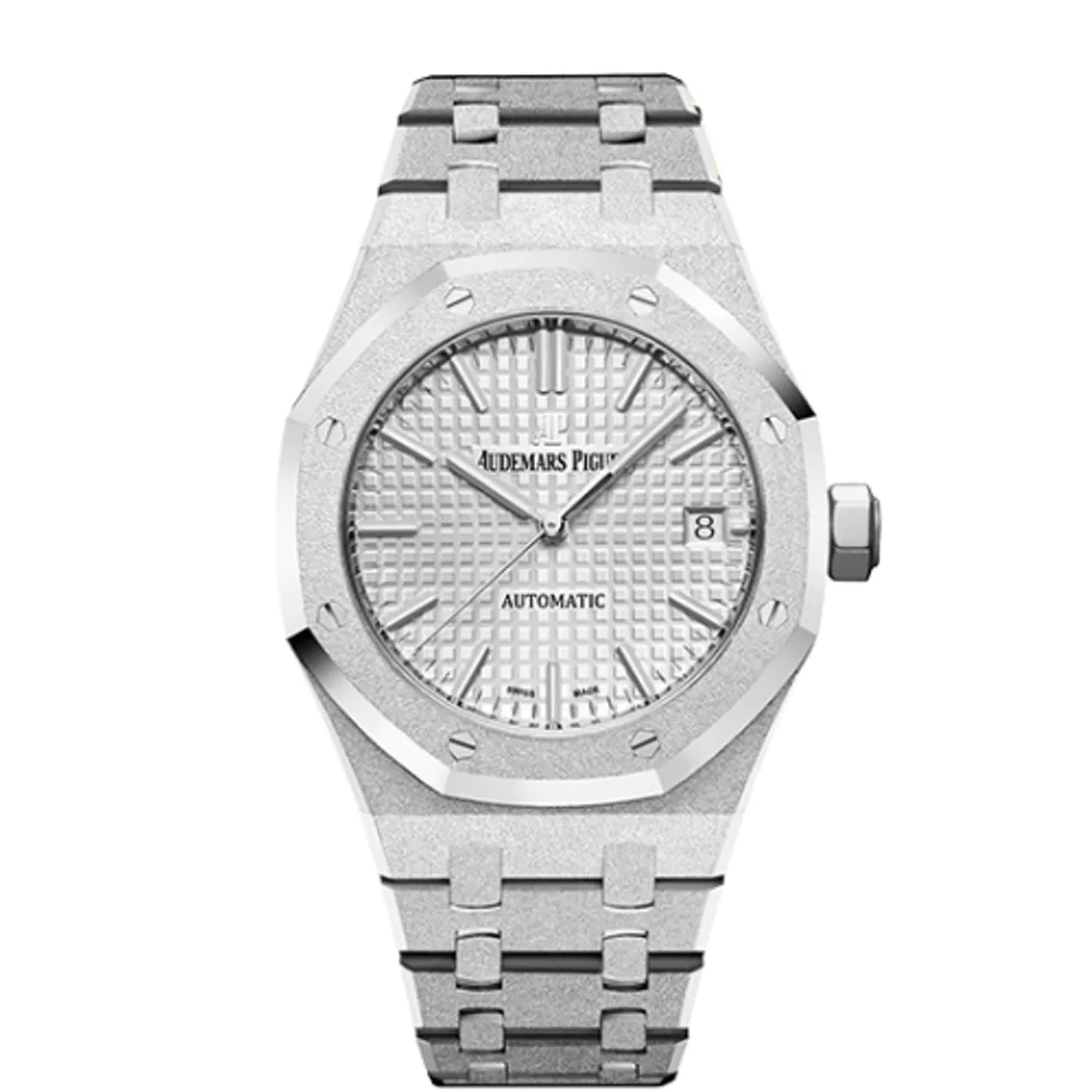 Audemars Piguet Royal Oak 15454 Selfwinding Frosted White Gold / Silver
