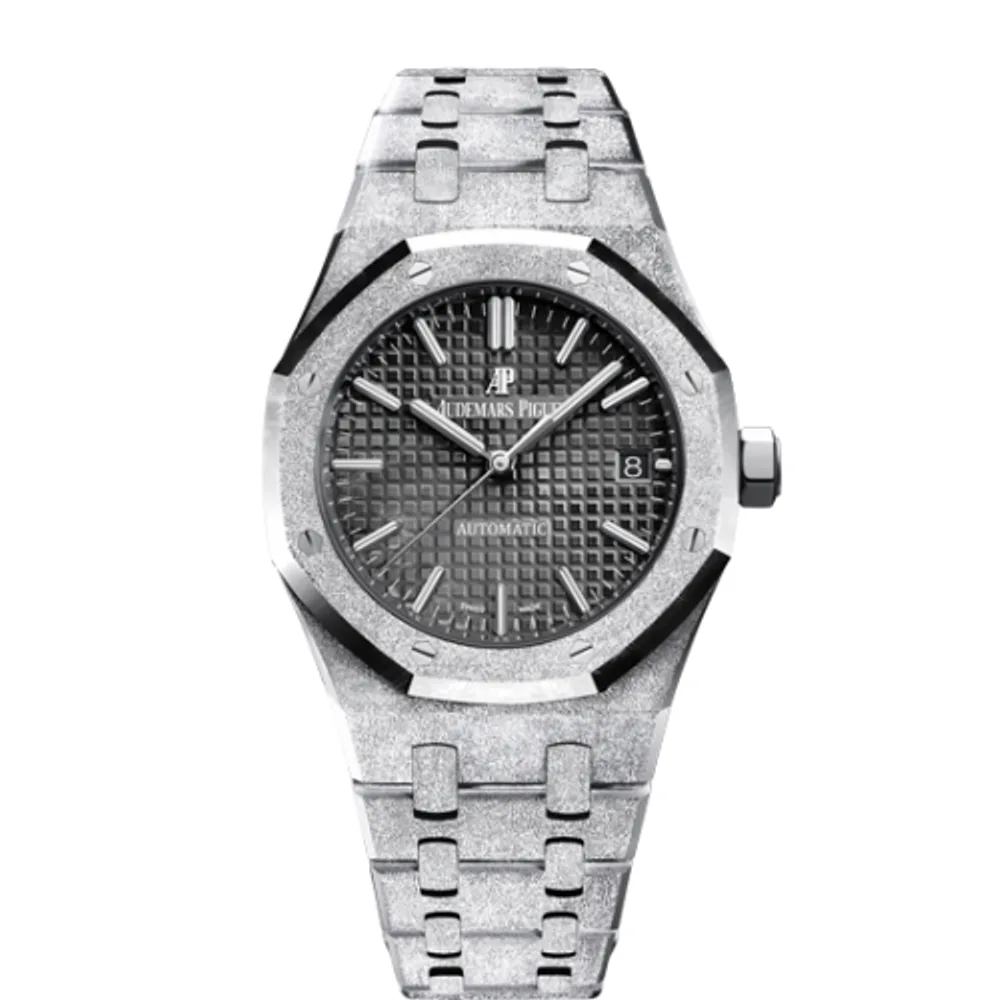 Audemars Piguet Royal Oak 15454 Selfwinding Frosted White Gold / Black