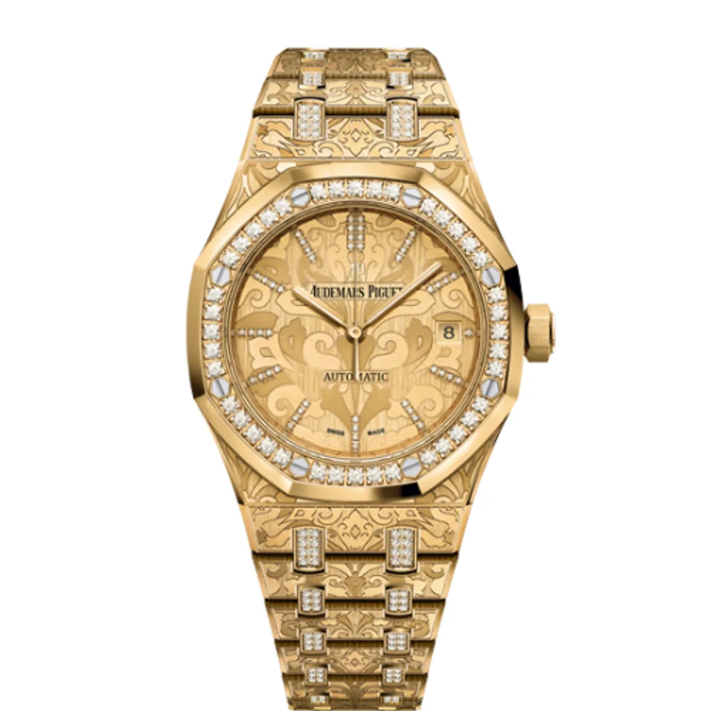 Audemars Piguet Royal Oak 15456 Selfwinding Yellow Gold / Cashmere