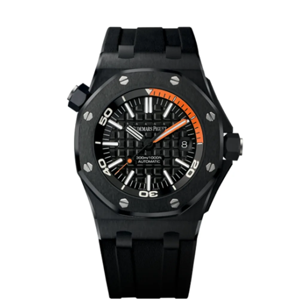 Audemars Piguet Royal Oak Offshore Diver 15707 Black Ceramic / Orange