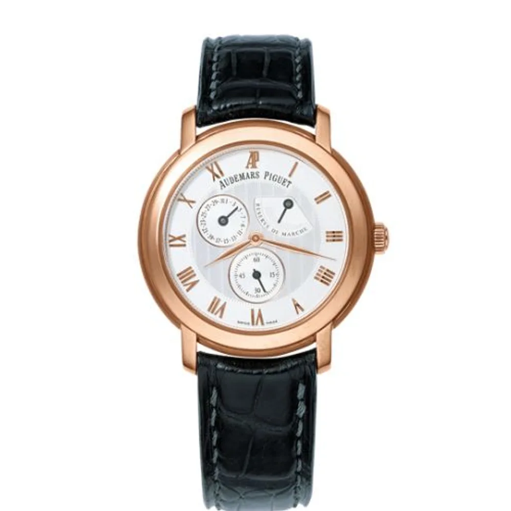 Audemars Piguet Jules Audemars Small Seconds & Power Reserve Pink Gold / Silver