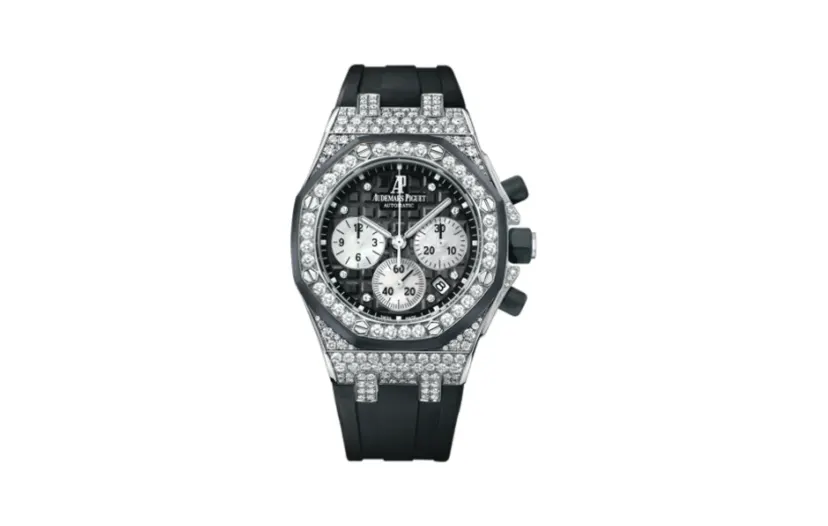 Audemars Piguet Royal Oak Offshore 26092 Lady Chronograph White Gold / Black
