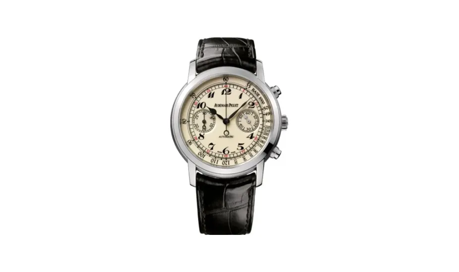 Audemars Piguet Jules Audemars 26100 Chronograph White Gold / Creme Vintage
