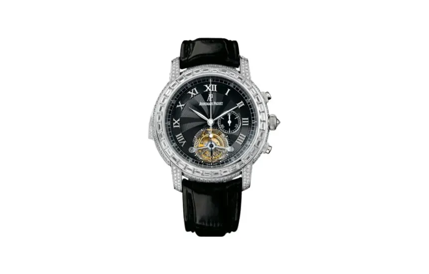 Audemars Piguet Jules Audemars Minute Repeater Tourbillon Chronograph White Gold / Diamond / Black