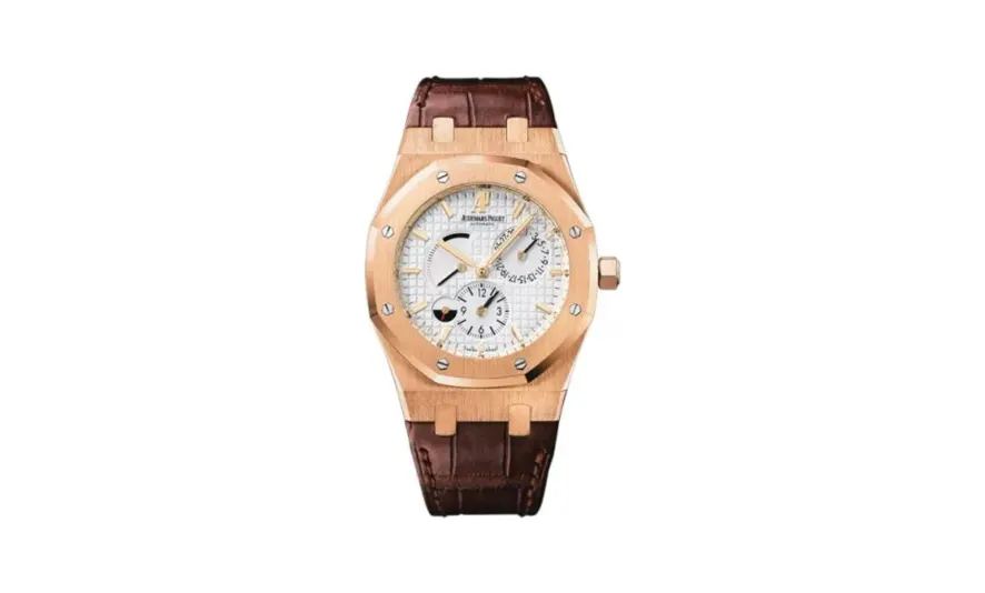 Audemars Piguet Royal Oak 26120 Dual Time Pink Gold / Silver