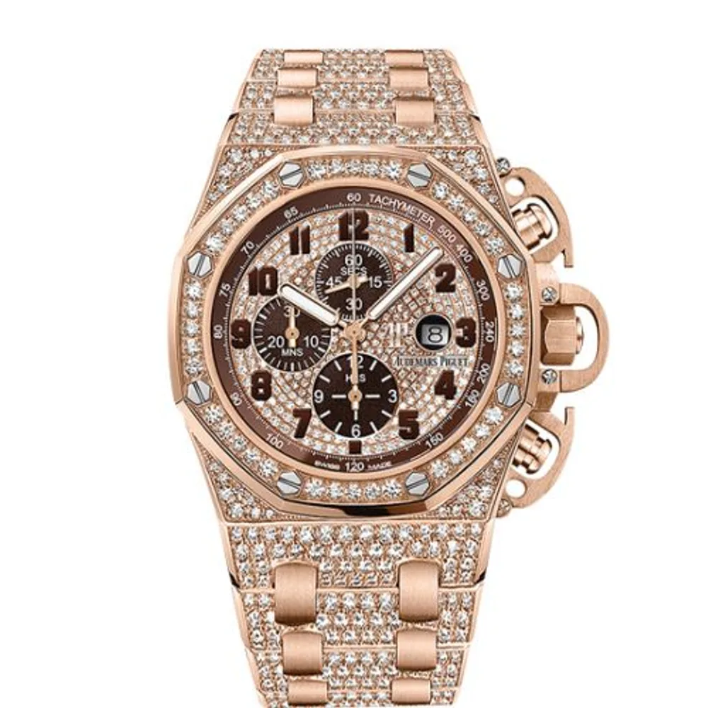 Audemars Piguet Royal Oak OffShore 26215 T3 Pink Gold / Diamond / Bracelet