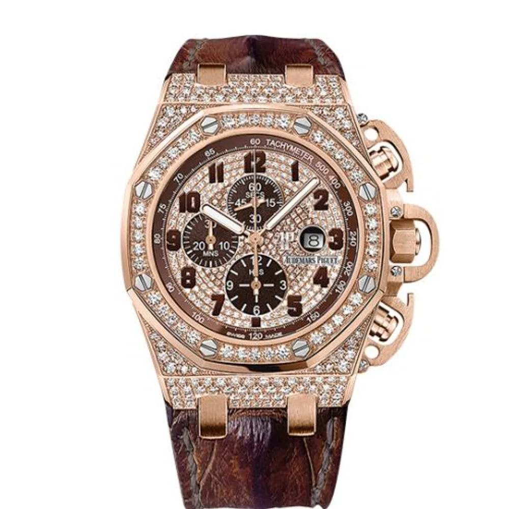 Audemars Piguet Royal Oak OffShore 26215 T3 Pink Gold / Diamond