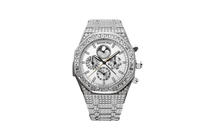 Audemars Piguet Royal Oak Grande Complication White Gold / Diamond / Silver / Bracelet
