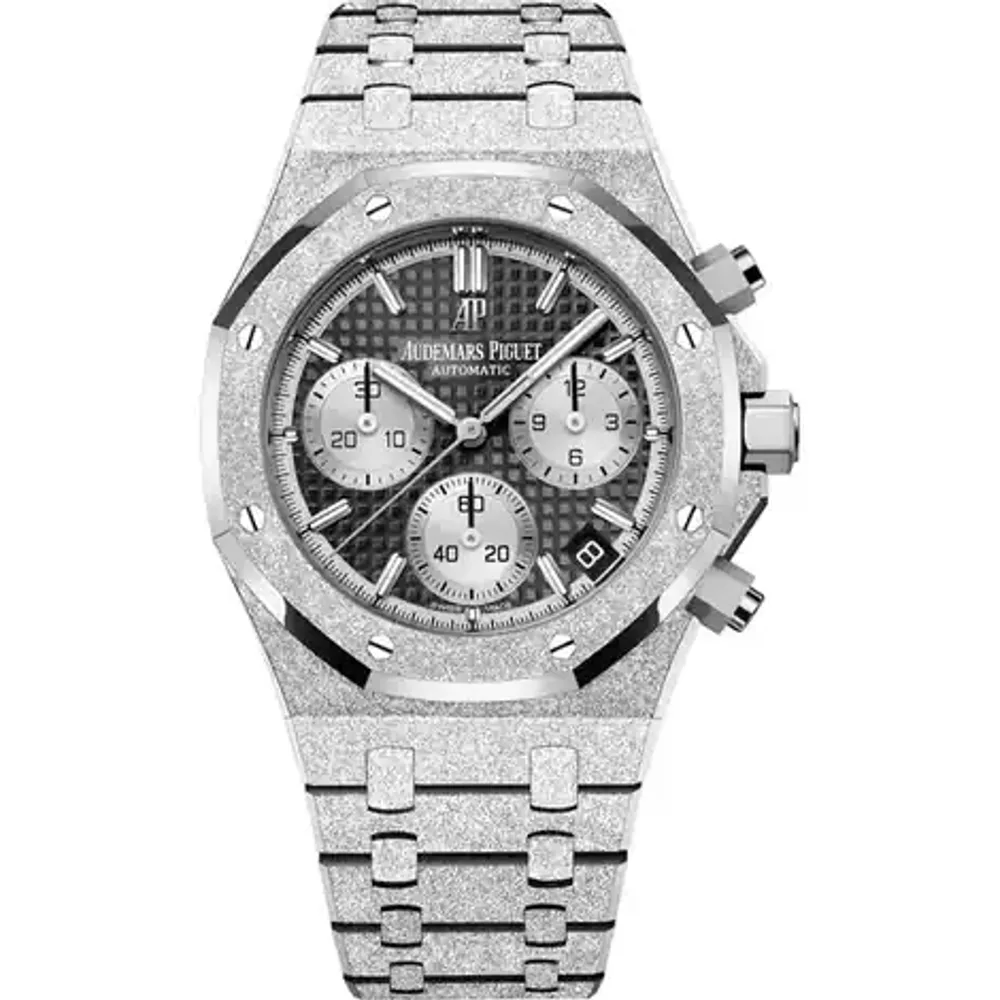 Audemars Piguet Royal Oak Frosted Gold Selfwinding Chronograph, 18-carat white gold · 41 mm