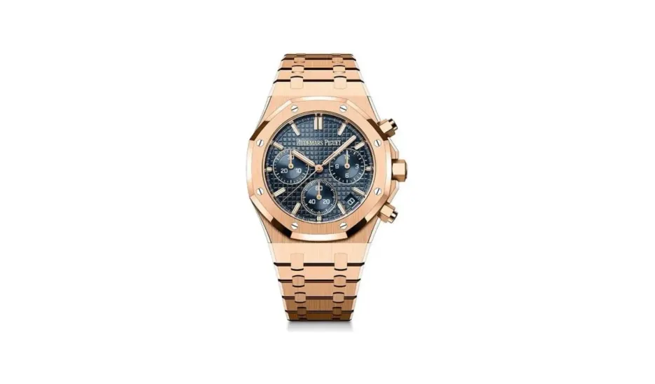 Audemars Piguet Royal Oak Chronograph 41 Pink Gold / Blue / 50th Anniversary