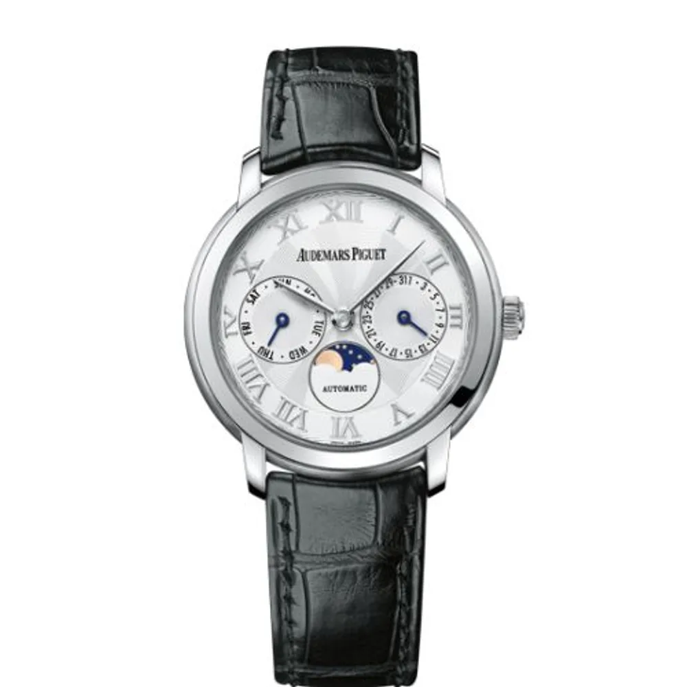 Audemars Piguet Jules Audemars Day & Date White Gold / Silver