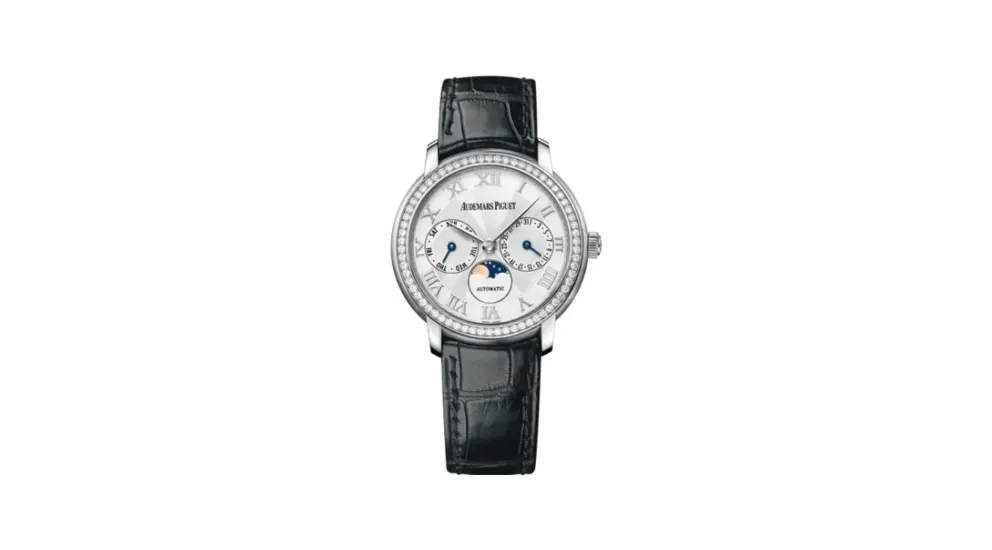 Audemars Piguet Jules Audemars Day & Date White Gold / Diamond / Silver