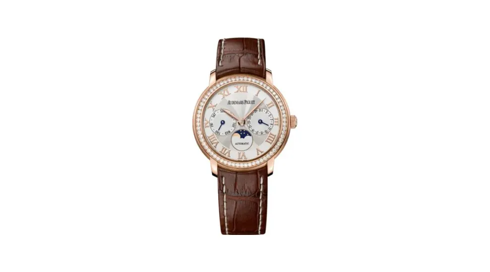 Audemars Piguet Jules Audemars Day & Date Pink Gold / Diamond / Silver