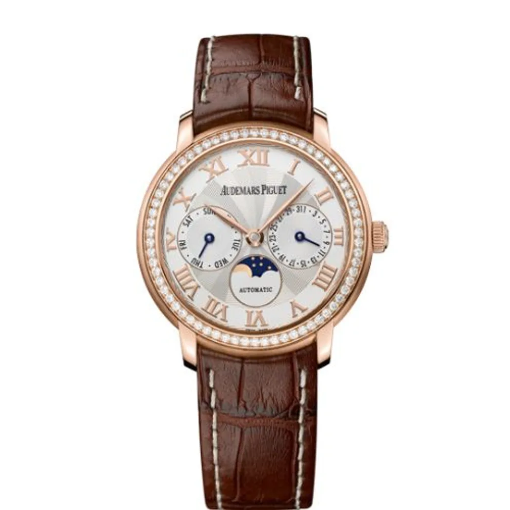 Audemars Piguet Jules Audemars Day & Date Pink Gold / Diamond / Silver