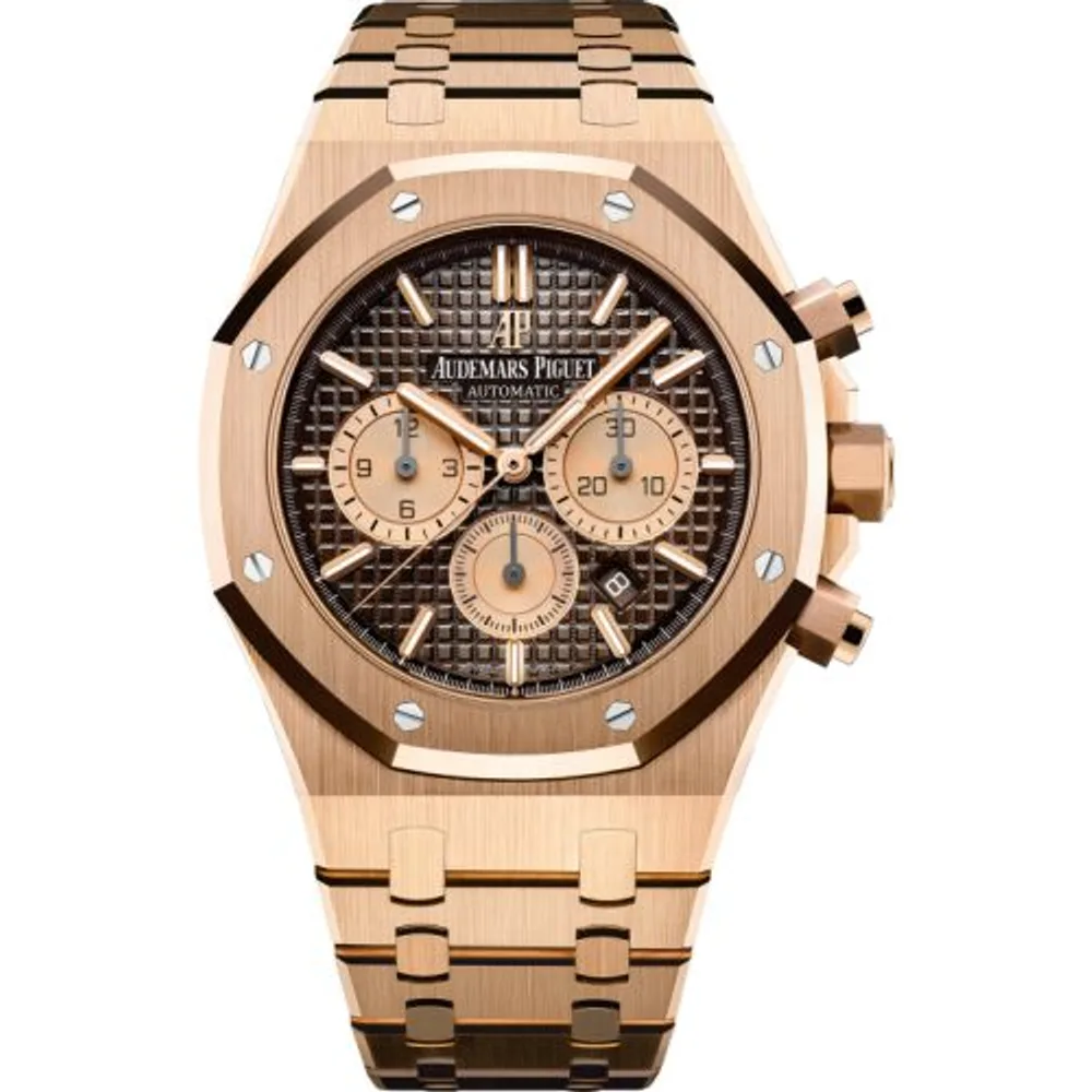 Audemars Piguet Royal Oak Chronograph 41 Pink Gold / Brown
