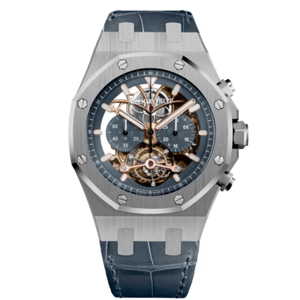 Audemars Piguet Royal Oak Tourbillon Chronograph Openworked Platinum