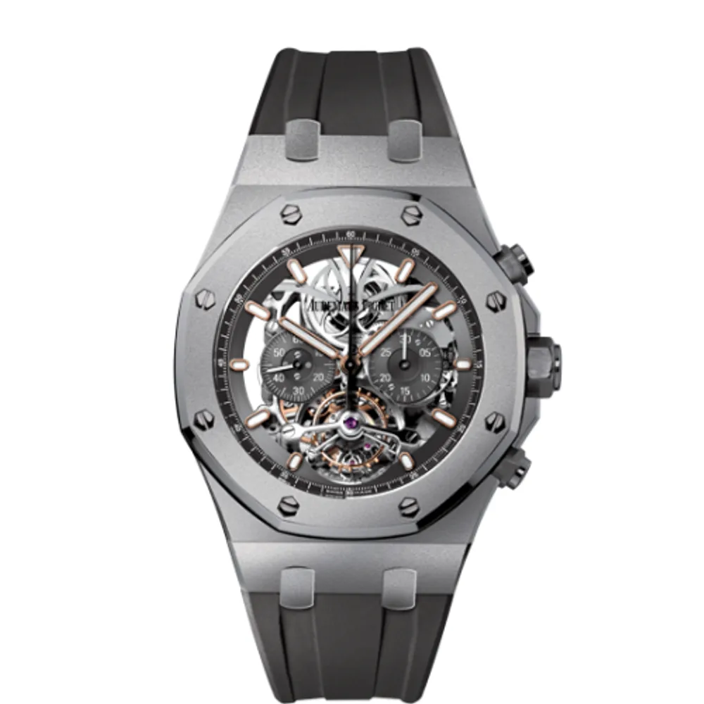 Audemars Piguet Royal Oak 26347 Tourbillon Chronograph Openworked Titanium