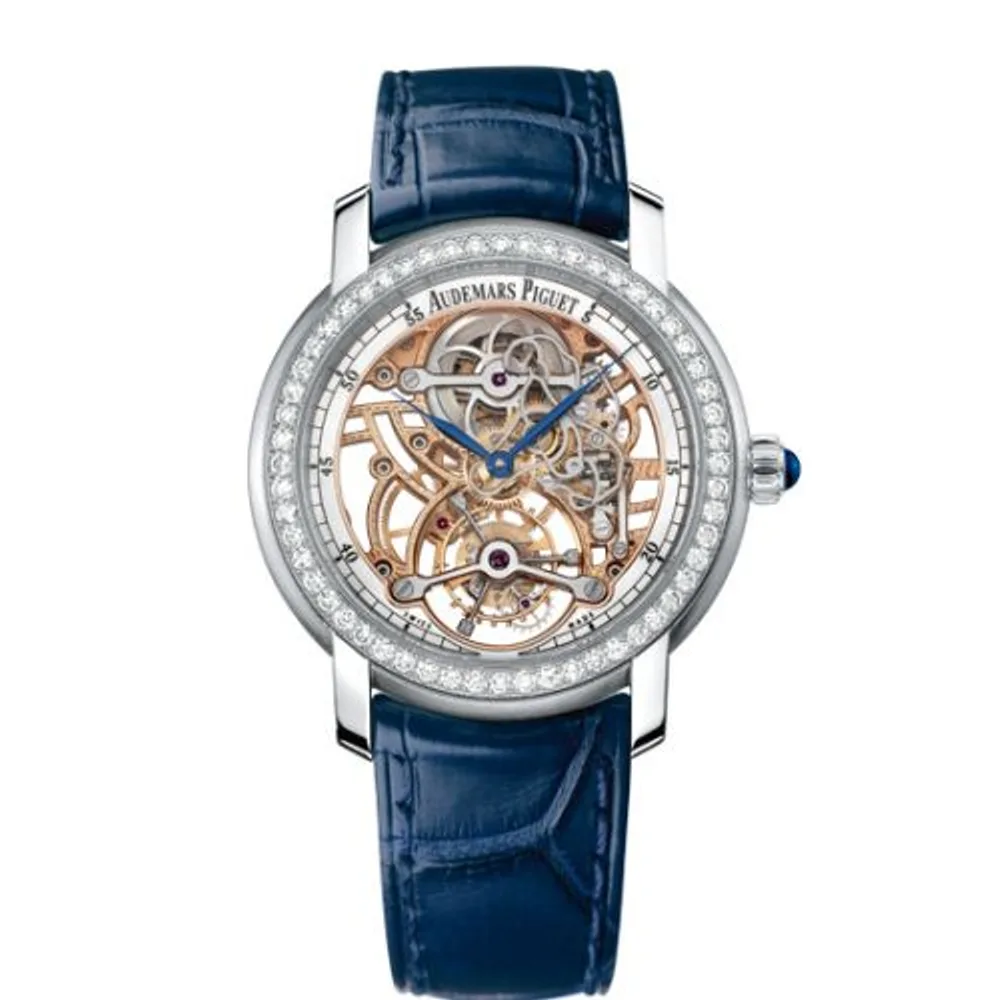 Audemars Piguet Jules Audemars Tourbillon Platinum / Diamond / Openworked