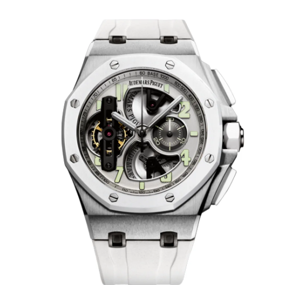 Audemars Piguet Royal Oak OffShore Tourbillon Chronograph White Ceramic