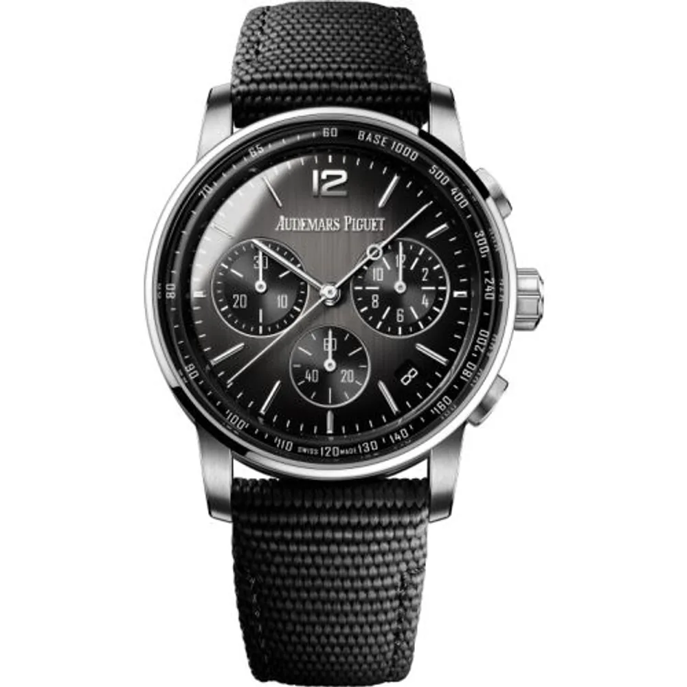 Audemars Piguet CODE 11.59 Chronograph Selfwinding White Gold / Ceramic / Grey / Fabric