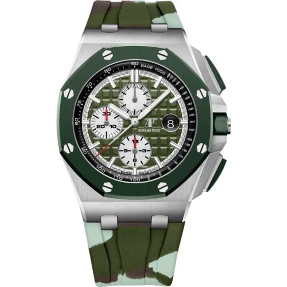 Audemars Piguet Royal Oak Offshore 44 Stainless Steel / Ceramic / Khaki / Rubber