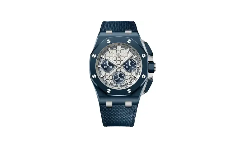 Audemars Piguet Royal Oak Offshore Selfwinding Chronograph, "Bleu Nuit" ceramic · 43 mm