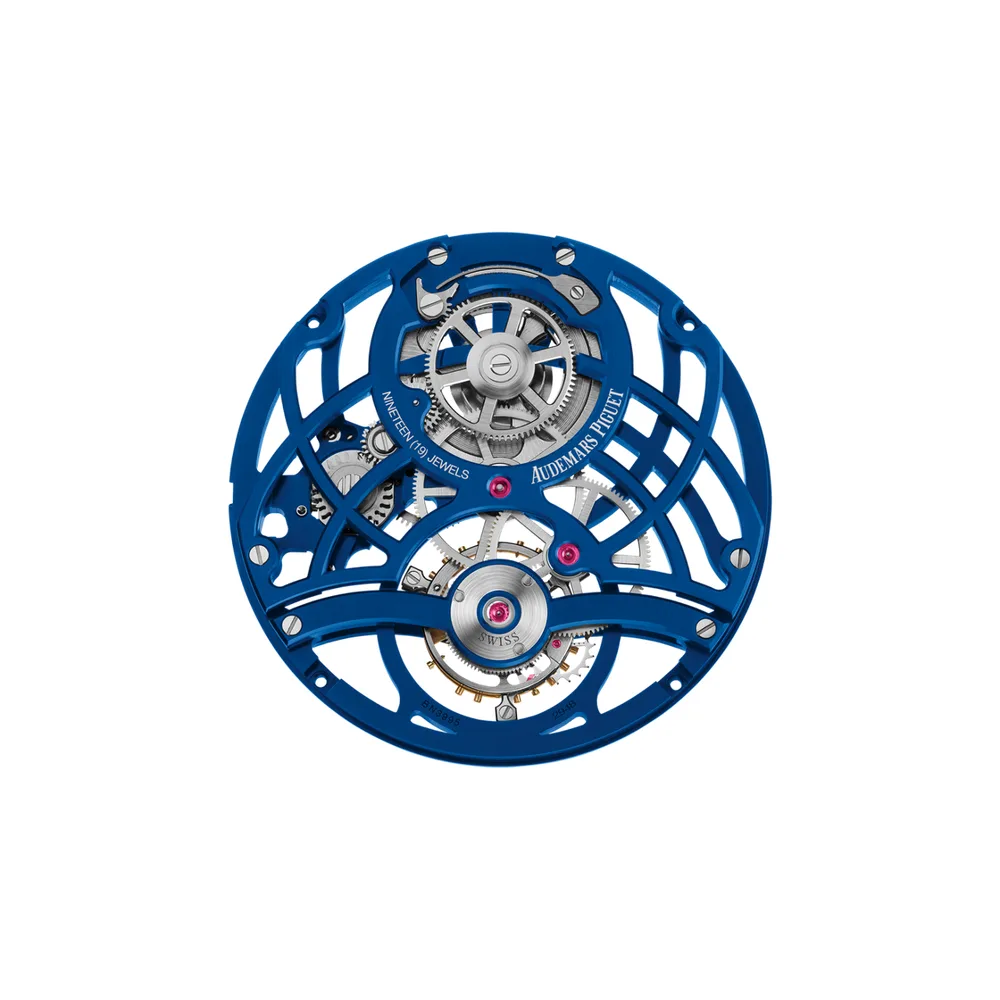 Audemars Piguet Code 11.59 Tourbillon Openworked, Blue ceramic · 41 mm