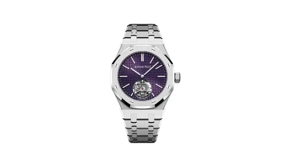 Audemars Piguet Royal Oak Selfwinding Flying Tourbillon Extra-Thin (RD#3) "50ᵀᴴ Anniversary", Stainless steel · 37 mm