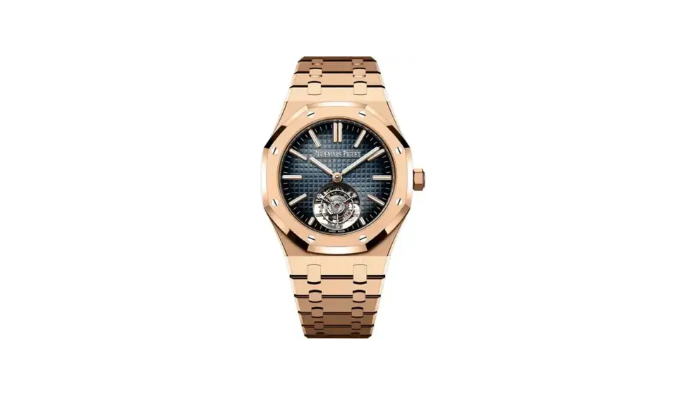 Audemars Piguet Royal Oak Selfwinding Flying Tourbillon "50ᵀᴴ Anniversary", 18-carat pink gold · 41 mm