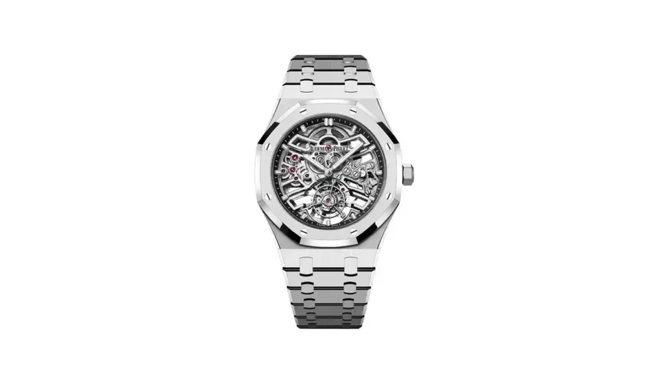 Audemars Piguet Royal Oak Selfwinding Flying Tourbillon Openworked, Stainless steel · 41 mm