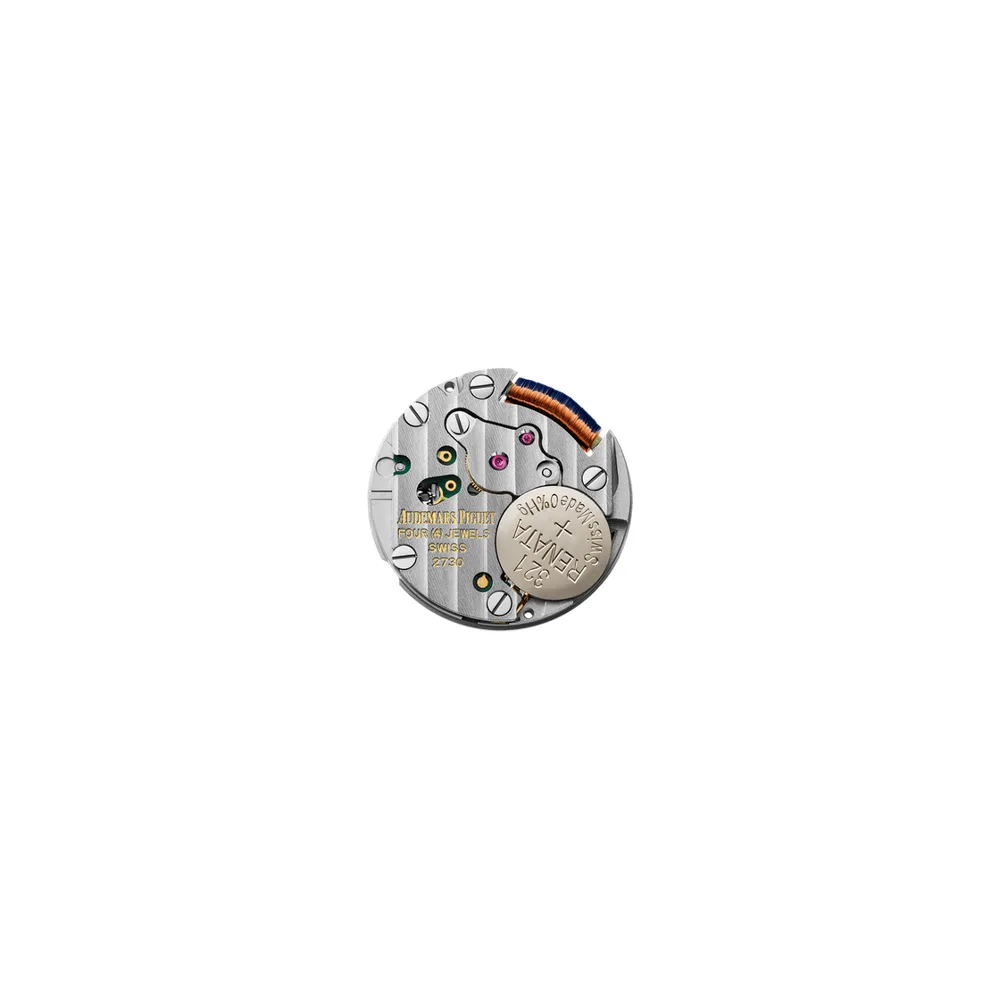 Audemars Piguet Royal Oak Mini Frosted Gold Quartz, 18-carat white gold · 23 mm