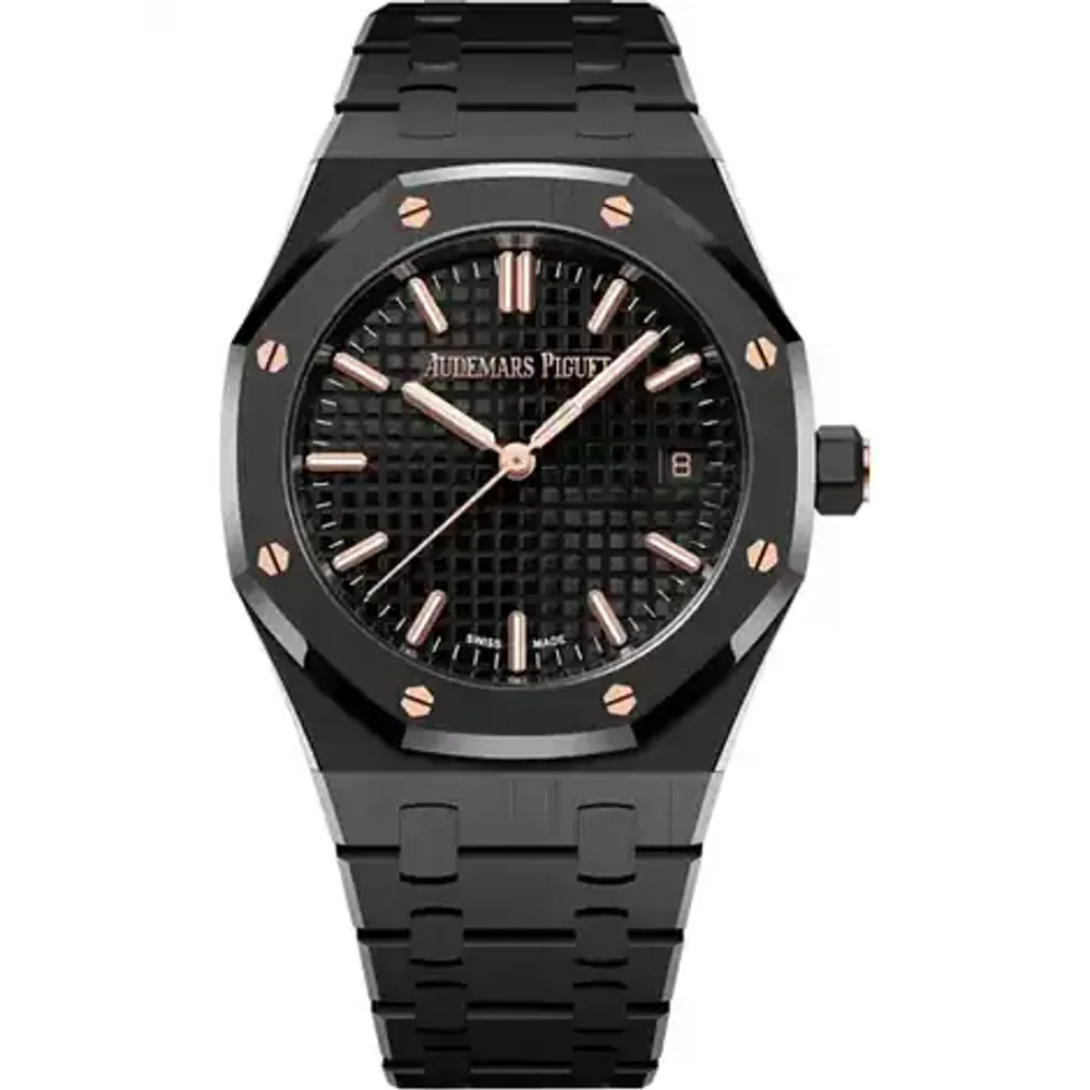 Audemars Piguet Royal Oak Selfwinding "50ᵀᴴ Anniversary", Black ceramic · 34 mm