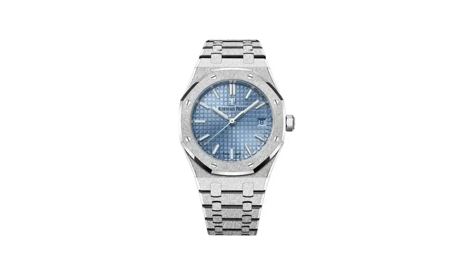 Audemars Piguet Royal Oak Frosted Gold Selfwinding, 18-carat white gold · 34 mm