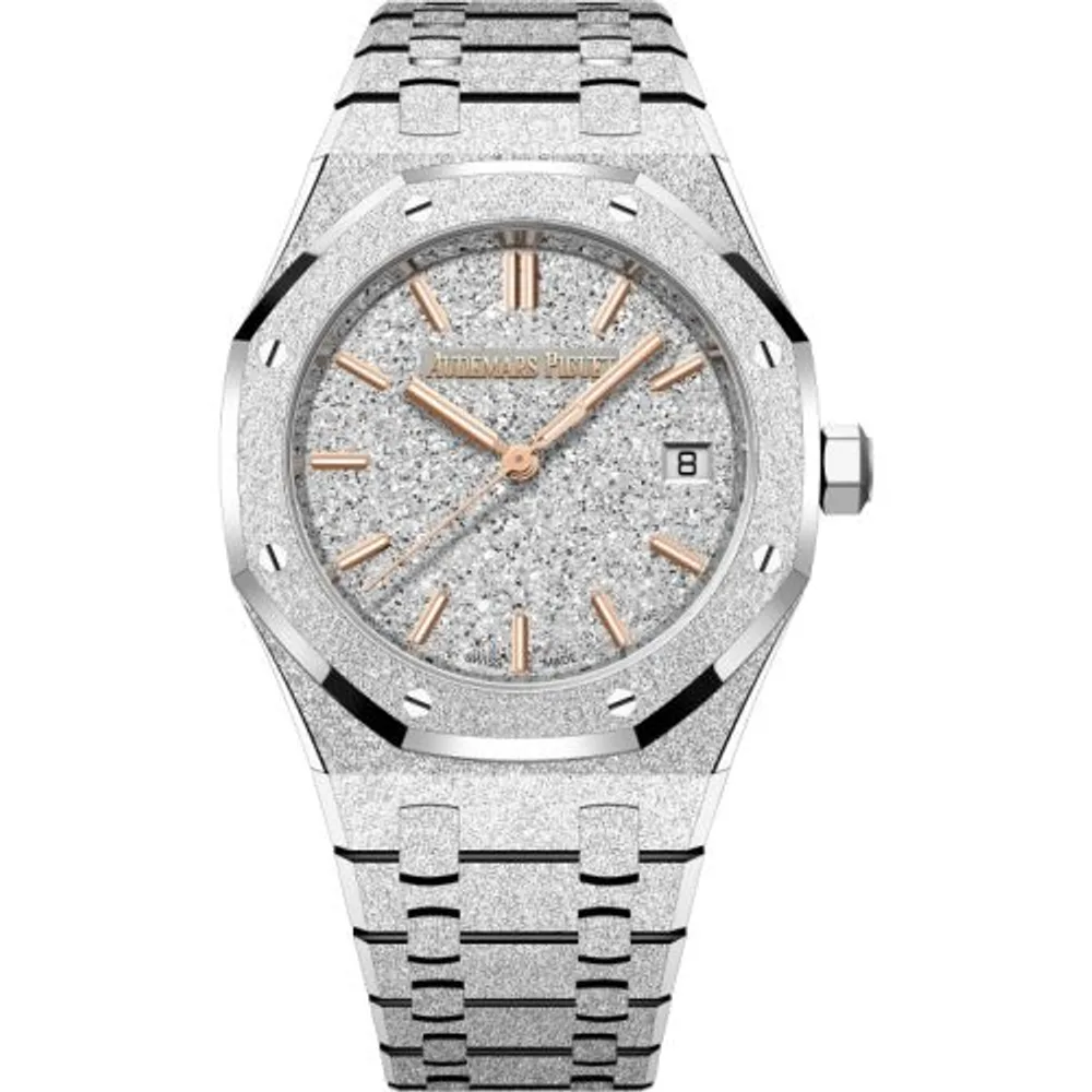 Audemars Piguet Royal Oak Frosted Gold Selfwinding, 18-carat white gold · 34 mm