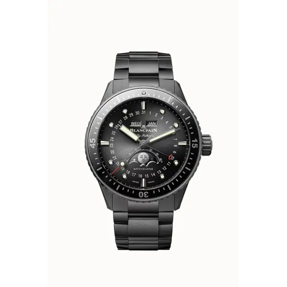 Blancpain Fifty Fathoms Bathyscaphe Quantième Complet Phases de Lune, Caliber 6654.P.4