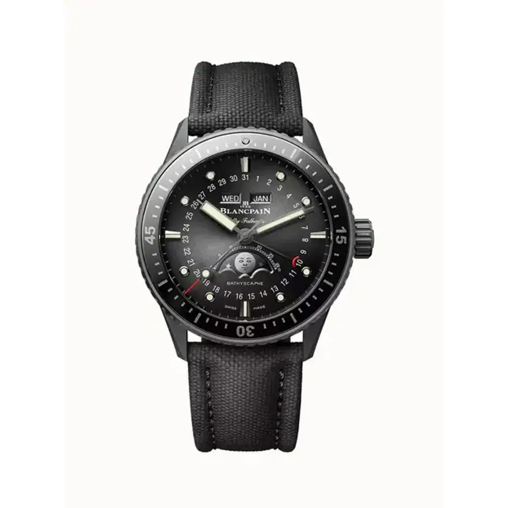 Blancpain Fifty Fathoms Bathyscaphe Quantième Complet Phases de Lune, Caliber 6654.P.4