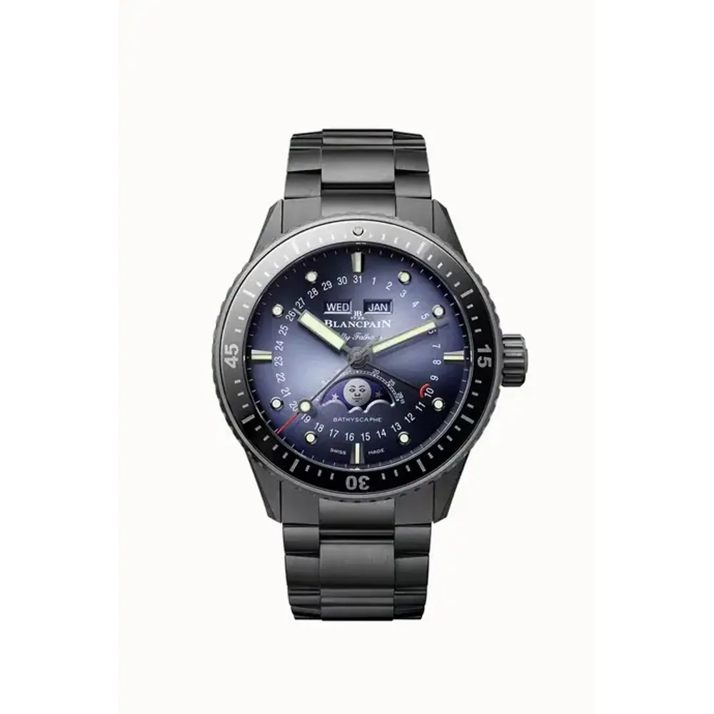 Blancpain Fifty Fathoms Bathyscaphe Quantième Complet Phases de Lune, Caliber 6654.P.4