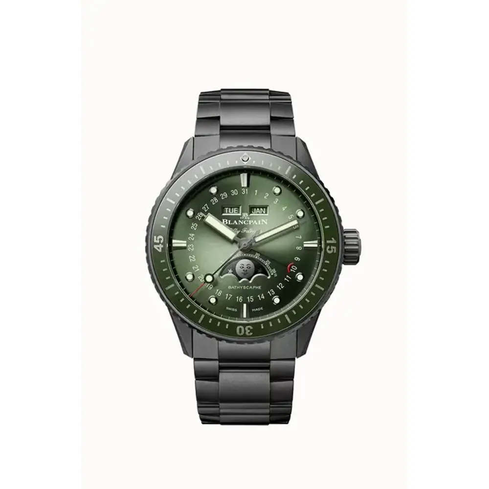 Blancpain Fifty Fathoms Bathyscaphe Quantième Complet Phases de Lune, Caliber 6654.P.4