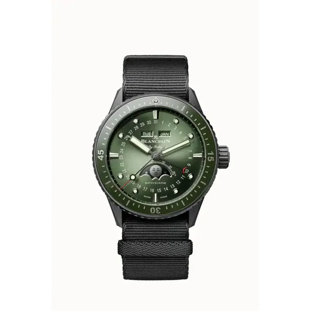 Blancpain Fifty Fathoms Bathyscaphe Quantième Complet Phases de Lune, Caliber 6654.P.4