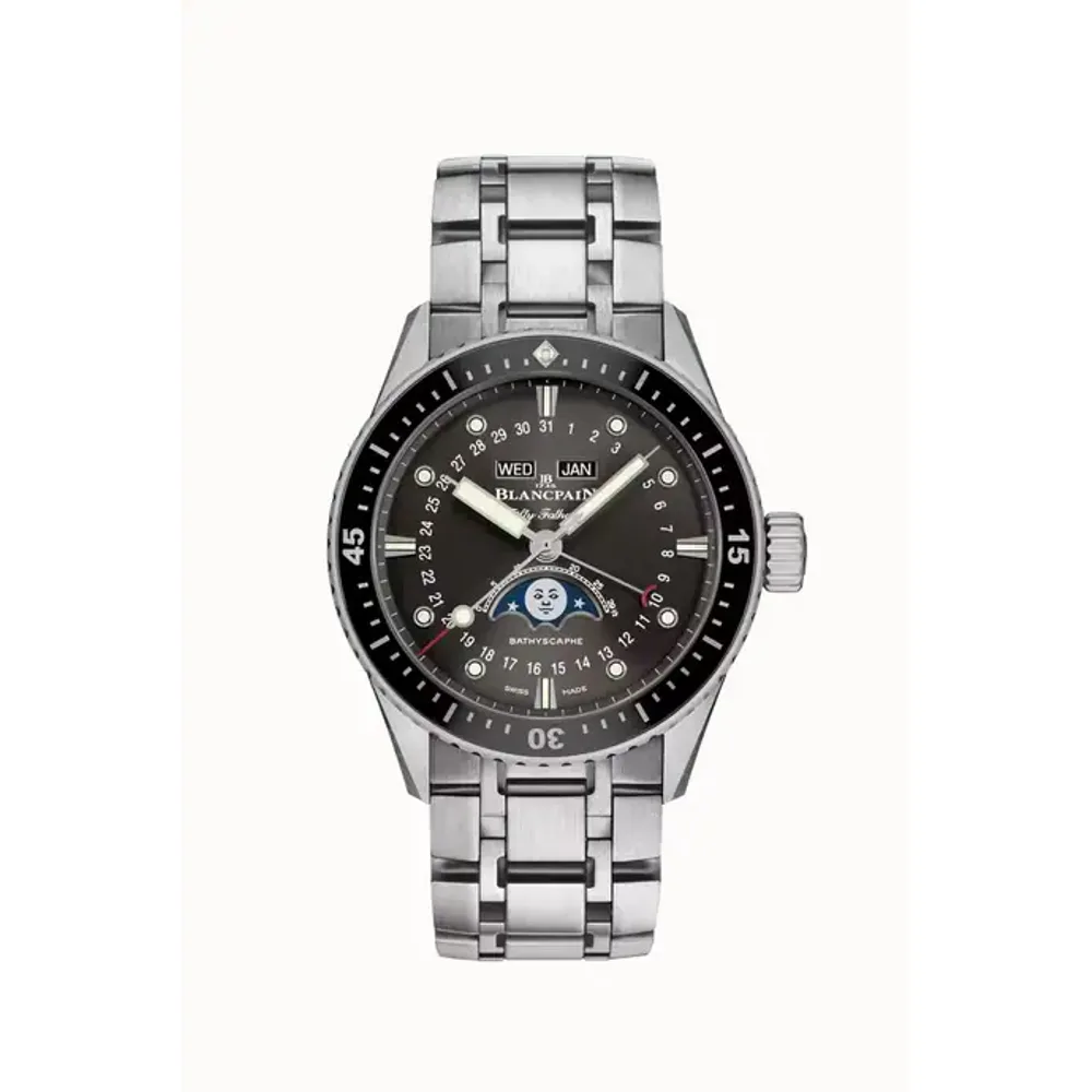 Blancpain Fifty Fathoms Bathyscaphe Quantième Complet Phases de Lune, Caliber 6654.P.4