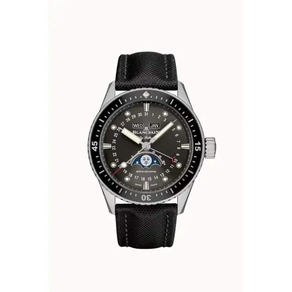 Blancpain Fifty Fathoms Bathyscaphe Quantième Complet Phases de Lune, Caliber 6654.P.4