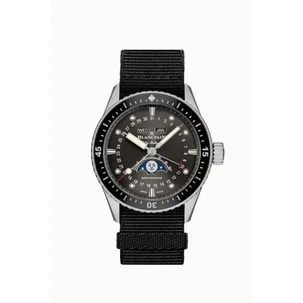 Blancpain Fifty Fathoms Bathyscaphe Quantième Complet Phases de Lune, Caliber 6654.P.4