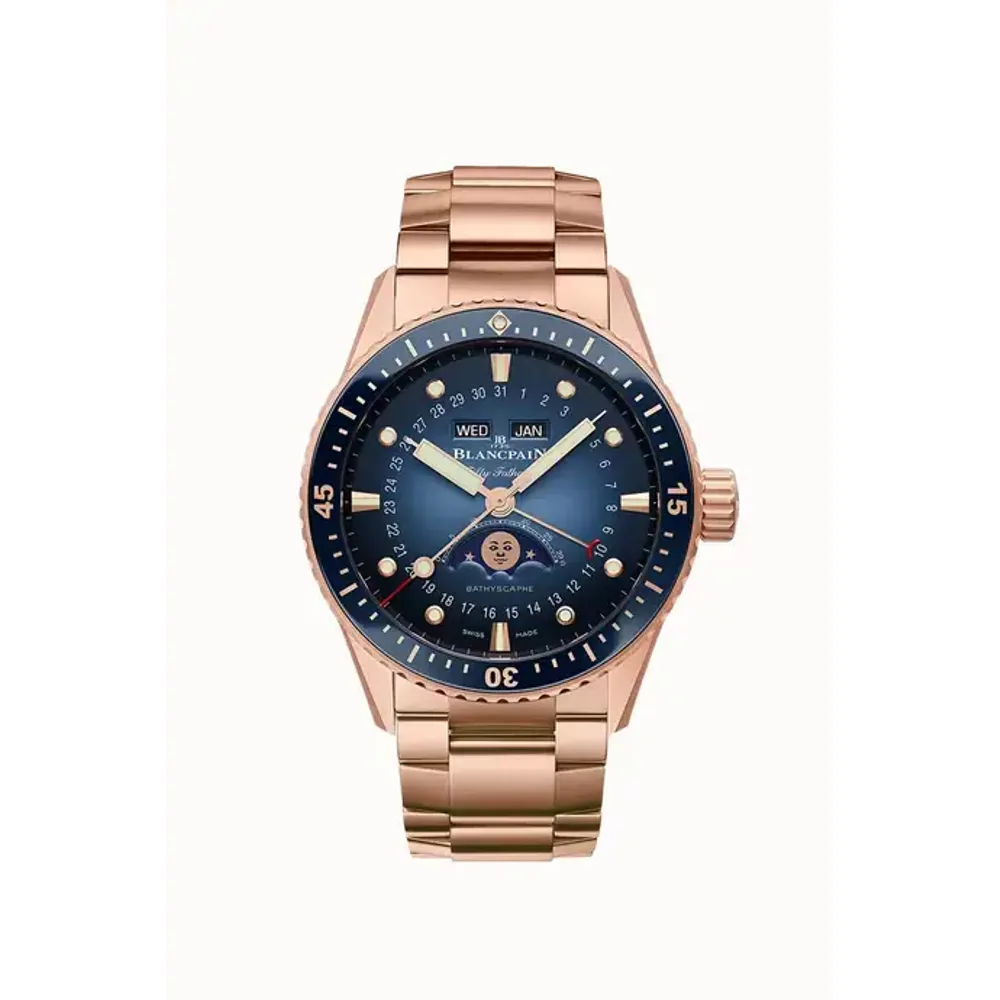 Blancpain Fifty Fathoms Bathyscaphe Quantième Complet Phases de Lune, Caliber 6654.P.4