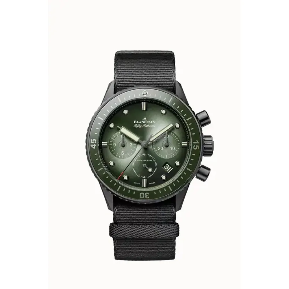 Blancpain Fifty Fathoms Bathyscaphe Chronographe Flyback, Caliber F385