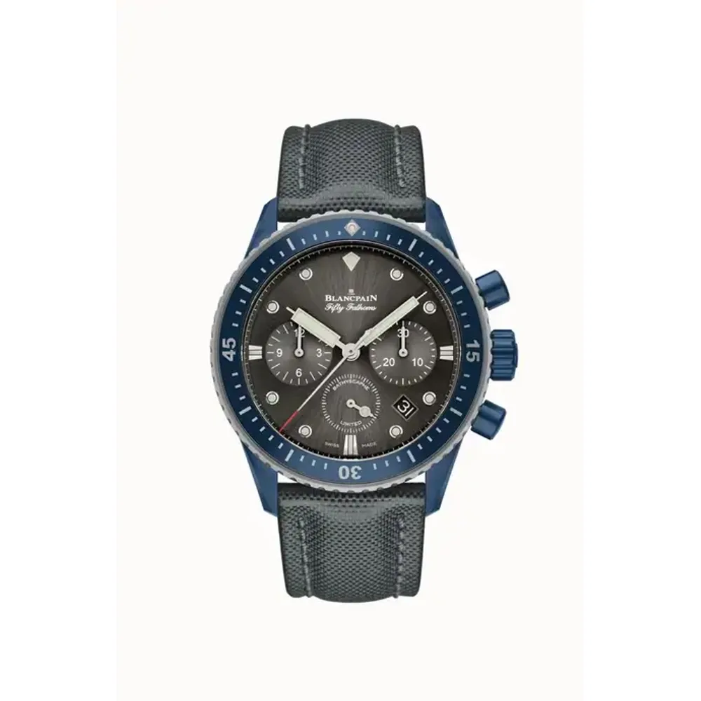 Blancpain Fifty Fathoms Bathyscaphe Chronographe Flyback Ocean Commitment II, Caliber F385