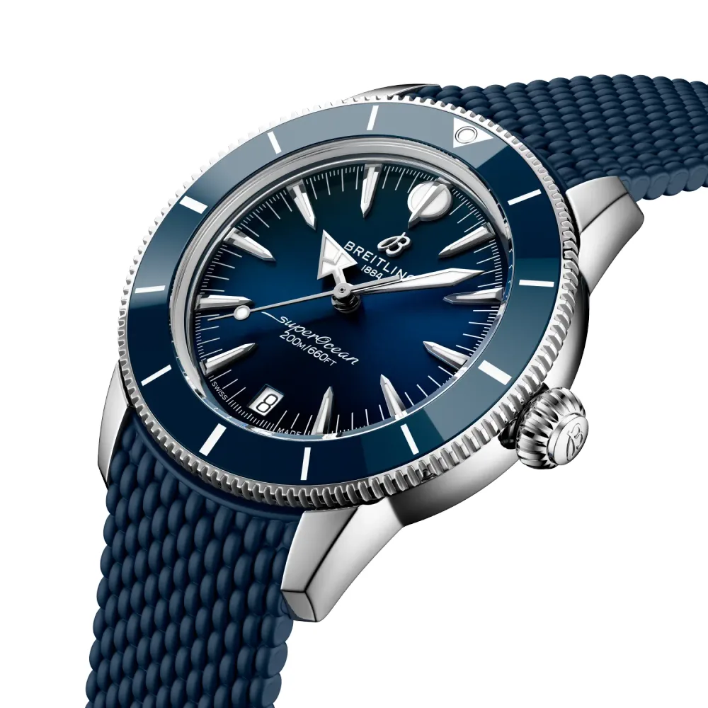 Breitling Superocean Heritage Automatic 36, Stainless steel · 36 mm · Blue