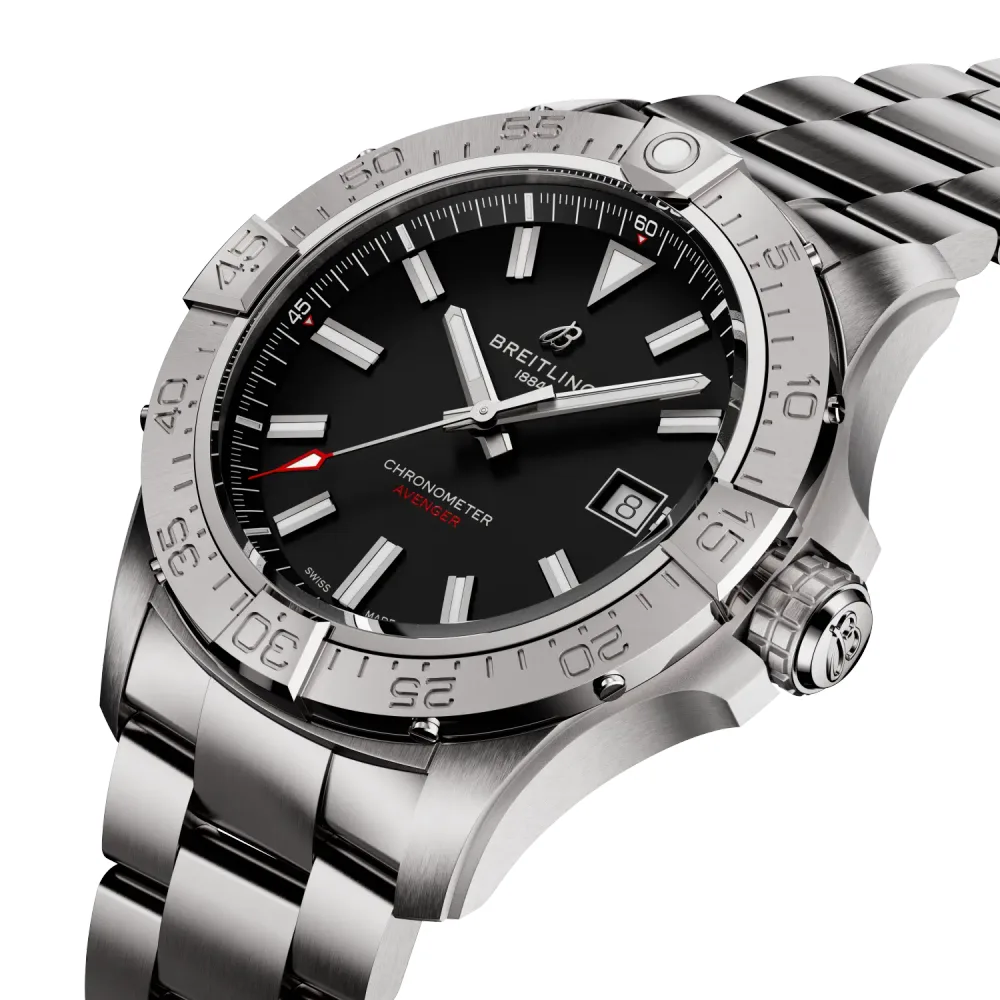Breitling Avenger Automatic 42, Stainless steel · 42 mm · Black